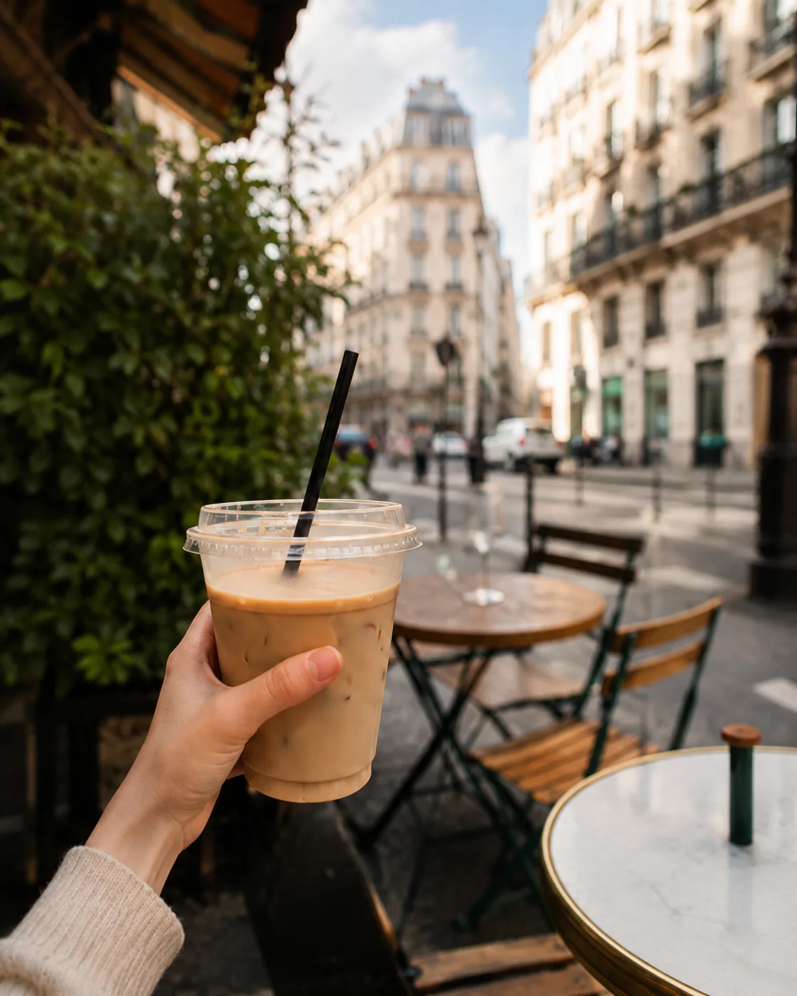 Café glacé à Paris